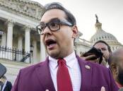 US Republican congressman George Santos has refused to resign and expects to be expelled. (AP PHOTO)