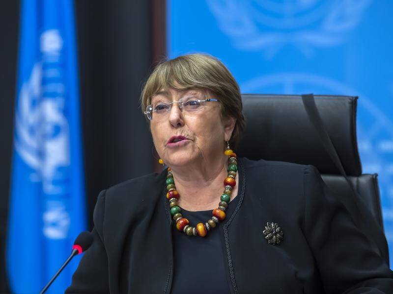 Michelle Bachelet's office says conversations are underway for a possible trip to China this year.