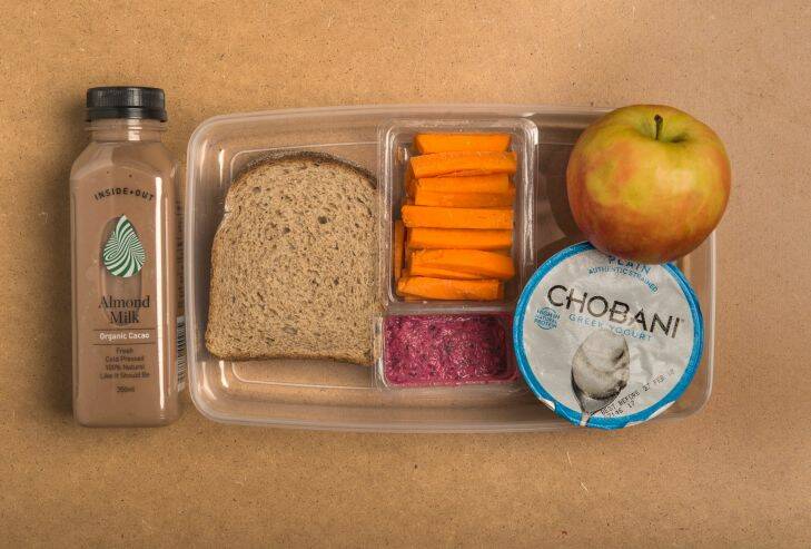 Healthy lunch option.
24th January 2018
Photo: Steven Siewert Healthy and unhealthy school lunchbox's. Photo by Steven Siewert.?? 
