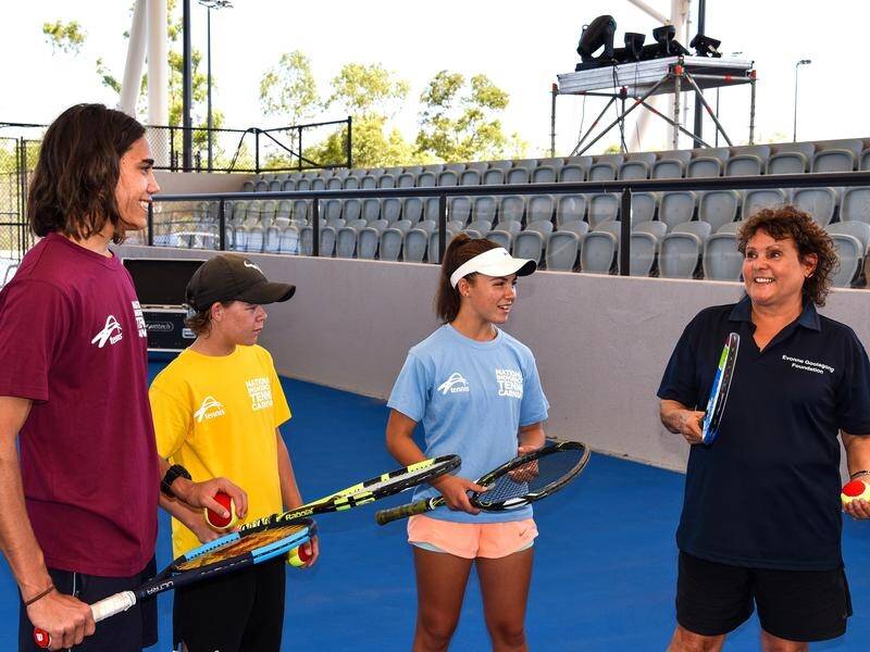 Tennis great Evonne Goolagong Cawley opened the first National Indigenous Tennis Carnival in Darwin.