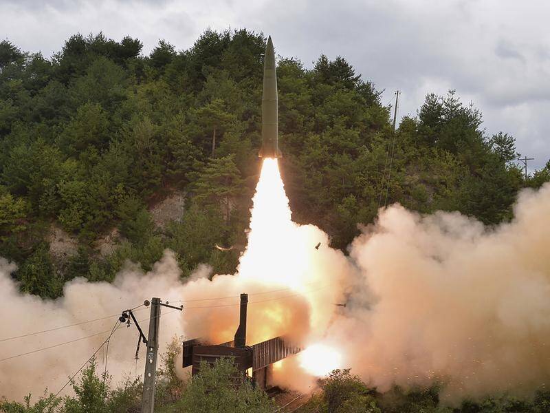 North Korea has launched ballistic and cruise missiles toward the sea in the past week.
