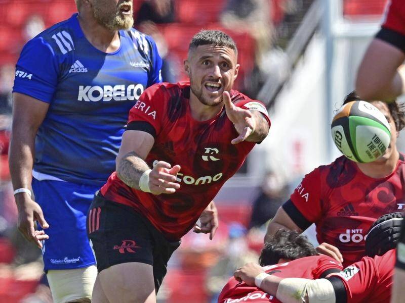 TJ Perenara has been playing rugby in Japan as he considers making a code switch to the NRL.