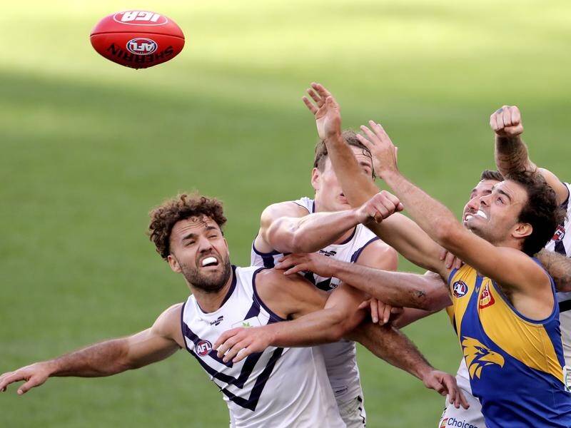 West Coast have earned western derby bragging rights with a 59-point AFL win over Fremantle.