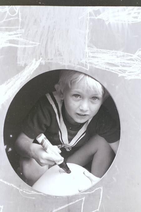 THROWBACK THURSDAY: Alexander Sutherland, 5 at the time, from Tuncurry