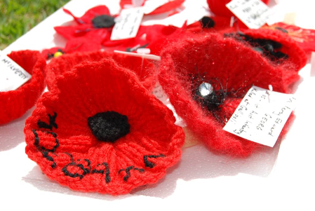 DEDICATED POPPIES: Some donated poppies have been sent in with personal dedications.
 