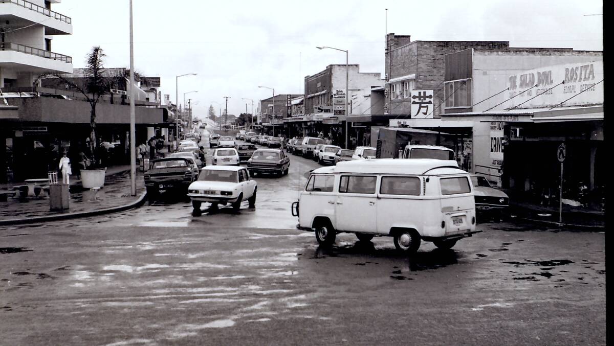 THROWBACK THURSDAY: Wharf St Forster in 1984 on a wet and windy afternoon