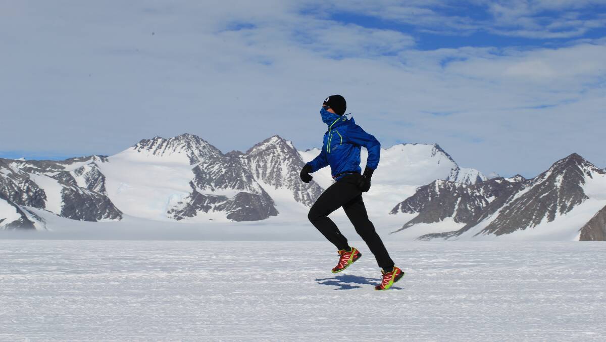JUST INCREDIBLE: David Gething, the son of locals Tim and Lindsay Gething, has won the inaugural seven marathons across seven continents in seven days (777). 