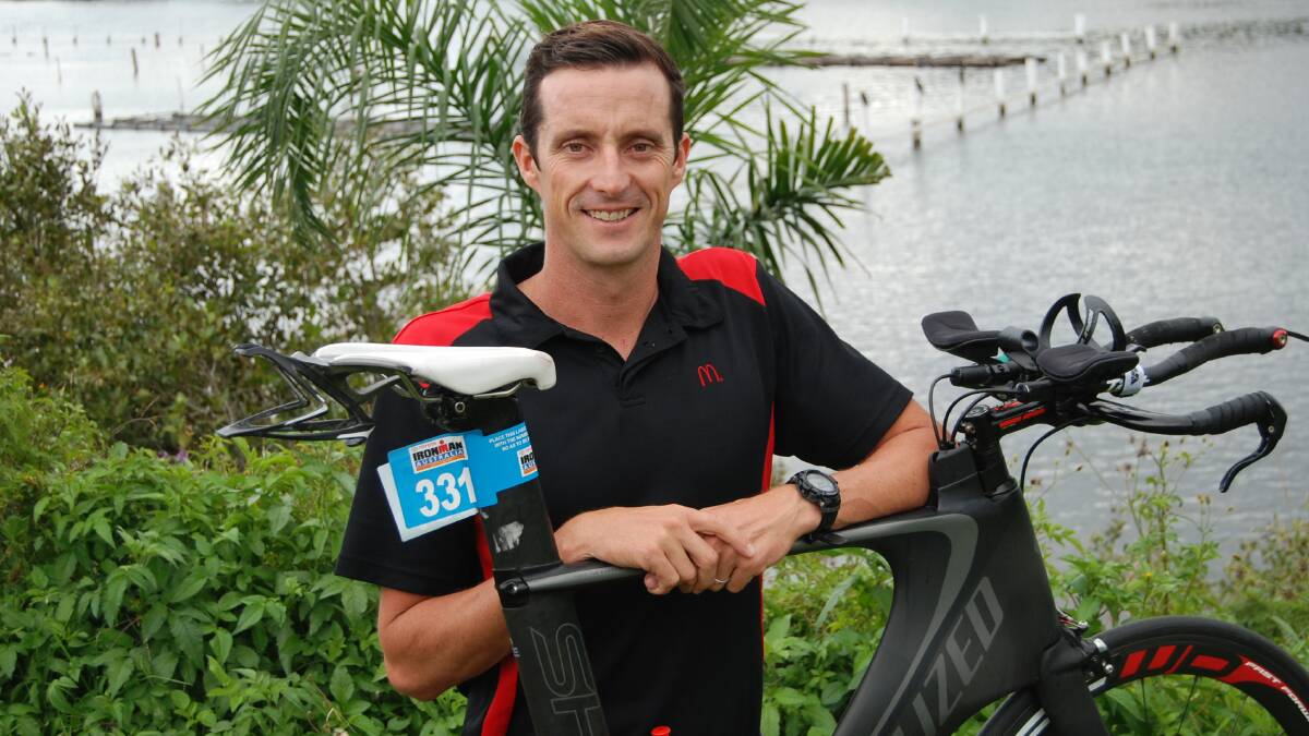 TOUGH CHALLENGE AHEAD: Forster Triathlon Club member Hayden Smith will travel to Hawaii in 
October to 
compete in the gruelling 
Ironman World Championships. 

