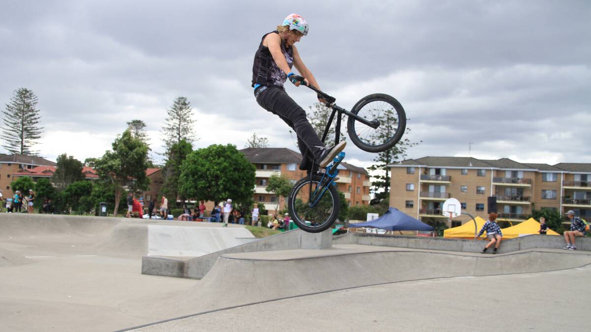 Anthony came second in the under 17 BMX.