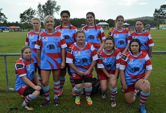Preparation: The Old Bar Clams women's rugby sevens side has been training since August last year. They have featured in numerous gala days and will host other Lower Mid North Coast teams this weekend. Photo: supplied. 
