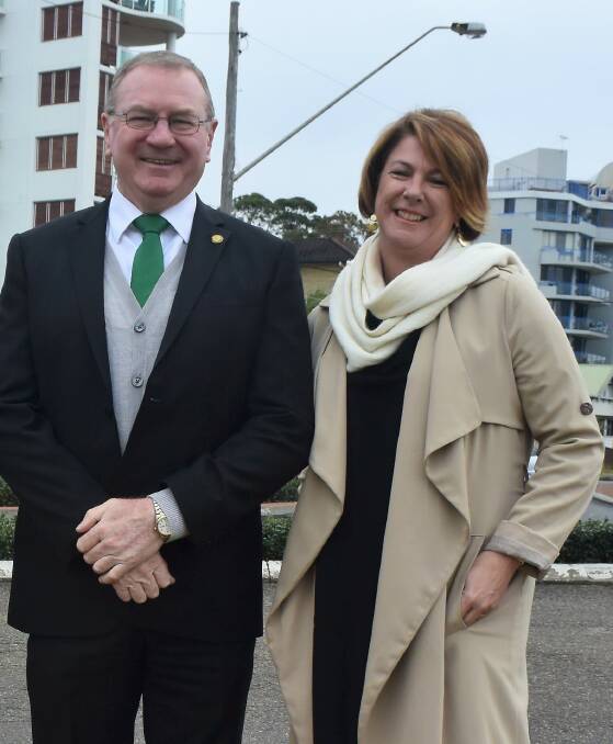 Member for Myall Lakes Stephen Bromhead and NSW Water Minister Melinda Pavey, pictured in 2017, said the funding will enhance water security for the Mid Coast region.