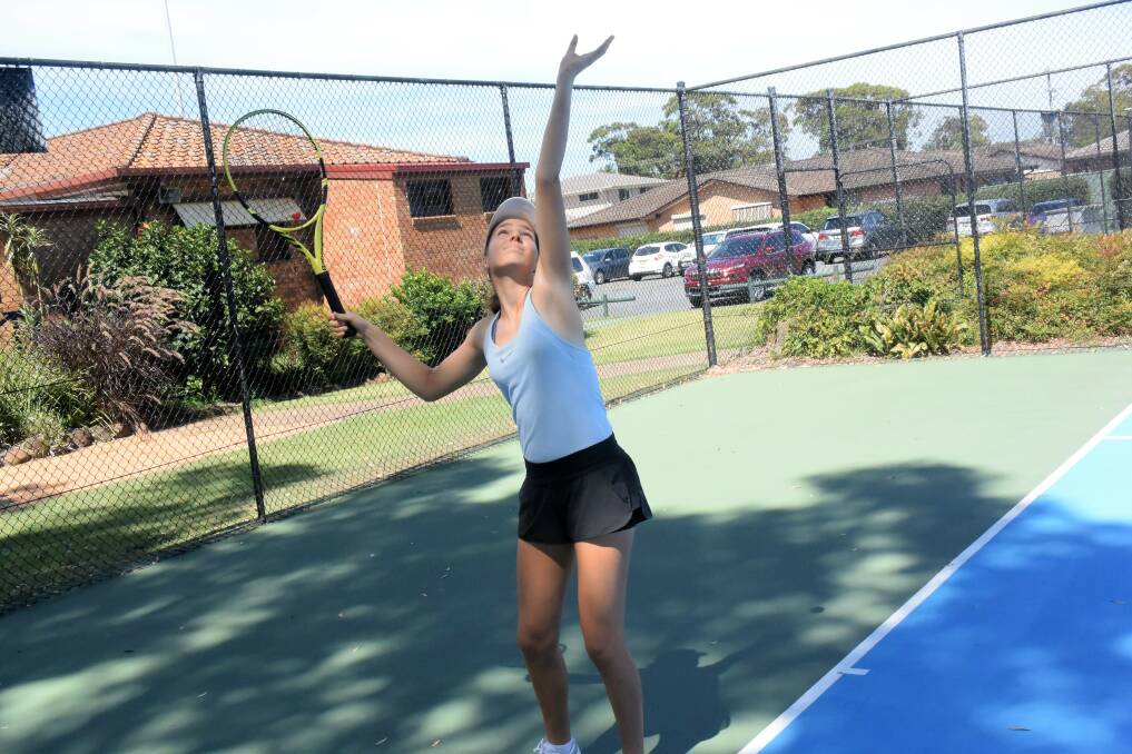 Prospect: Laia Pasini will enter the Junior Australian Open if she can win the under 16s tournament at the December Showdown in Melbourne.