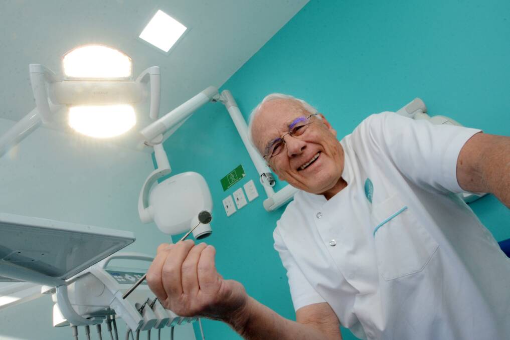 Happy retirement: Maven Dental Taree dentist Dr Peter Feldbusch has enjoyed a 51 year career. Photo: Scott Calvin.