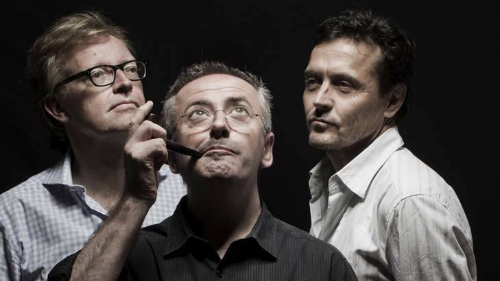 Three's company: Nick Murray, Andrew Denton and Michael Cordell of Cordell Jigsaw Zapruder. Photo: Nic Walker
