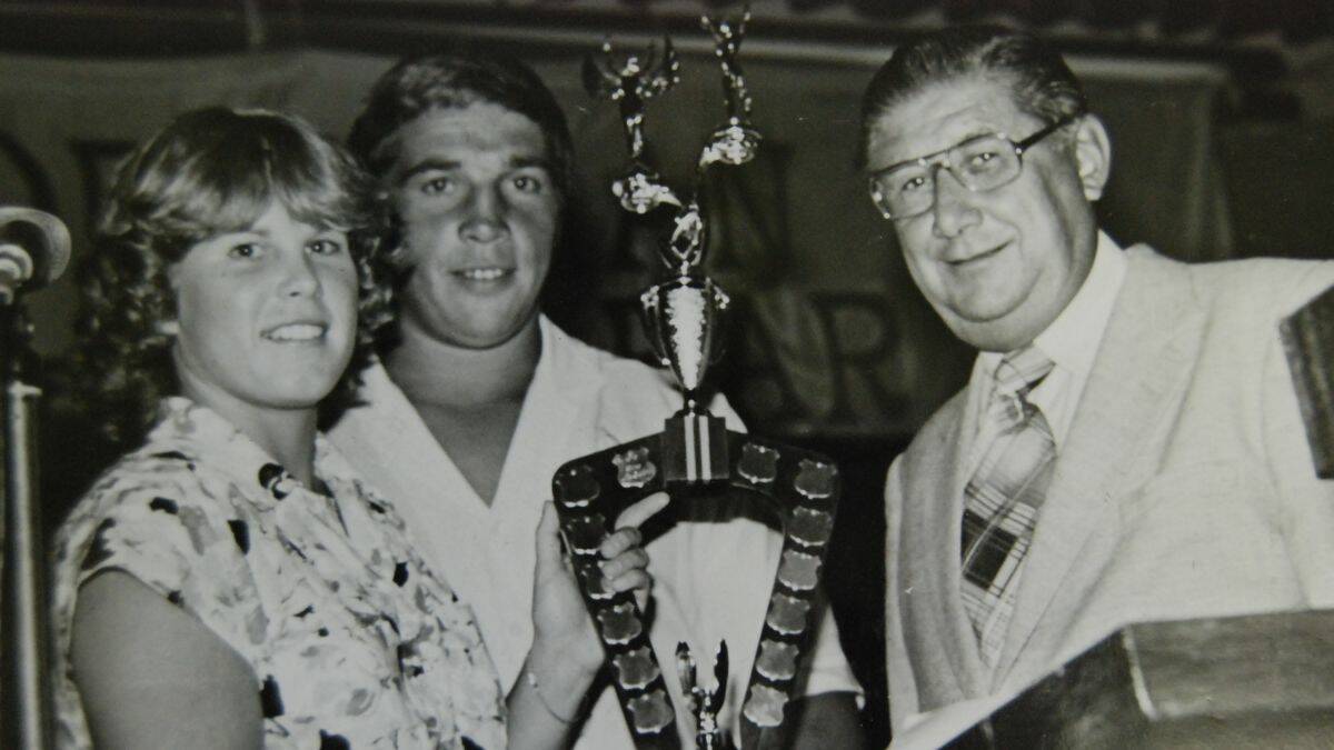 SPORTS STARS: Lisa Hammond, Garry McQuillan and Noel Harrison. Photo was taken in 1980. 
