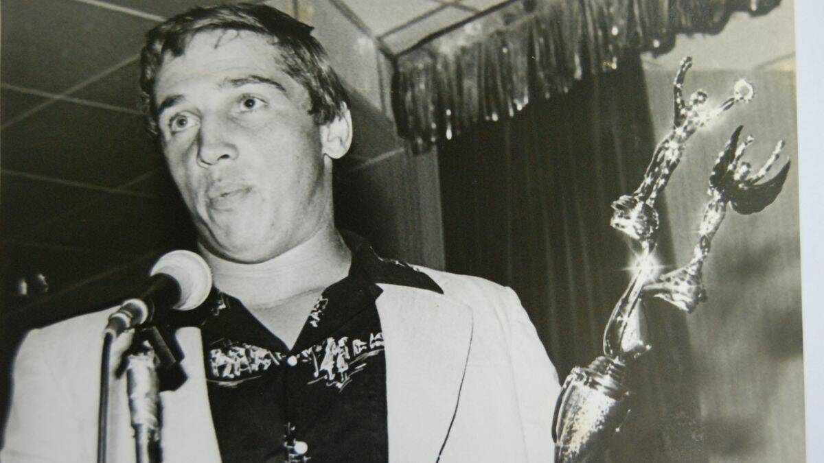 SPORTS STARS: Garry McQuillan in 1979. 