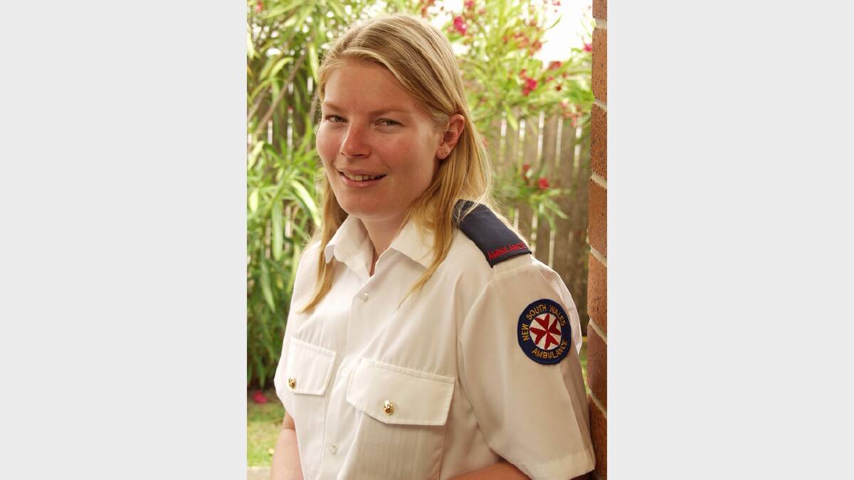 THROWBACK THURSDAY: Tuncurry Ambulance Station's new recruit Rachael Burton. 