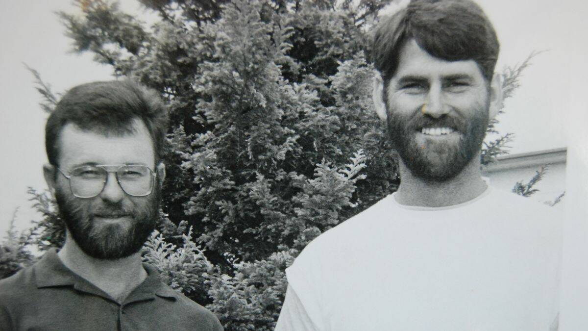 SPORTS STARS: Gary Piper and Cliff Verdich, the brothers-in-law sailing team who were selected as the Great Lakes Sportspersons of the month in January, year unknown.