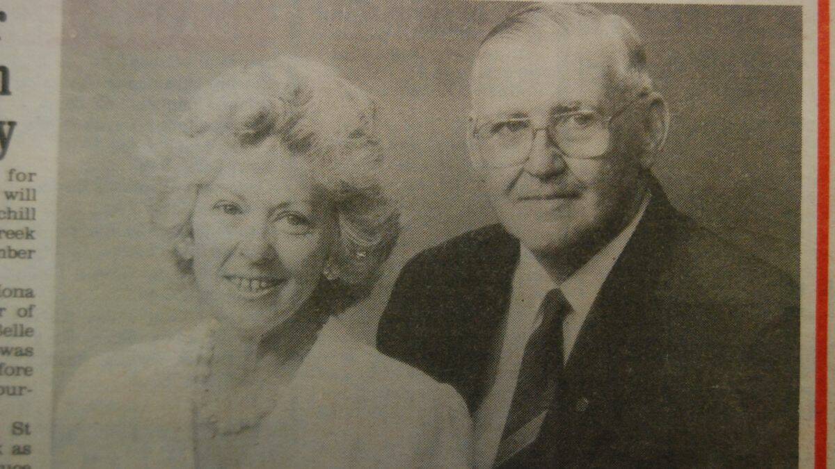 THROWBACK THURSDAY: Former member for Lyne Bruce Cowan and Mrs Jan Churchill. At the time they were to be married on Saturday, November 10 1990.