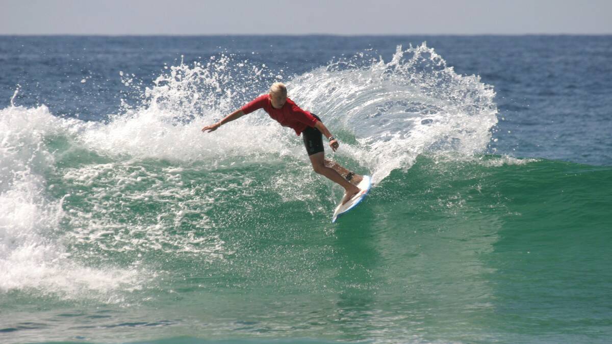 THROWBACK THURSDAY: Boomerang Beach Boardriders' Jess Hickson;s perfect 10 on this wave contributed to her win in the Summer Surf Slam.